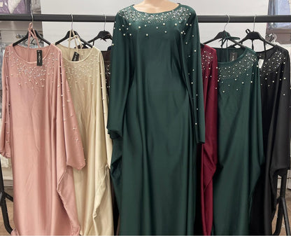 Pearl Embellished Abaya