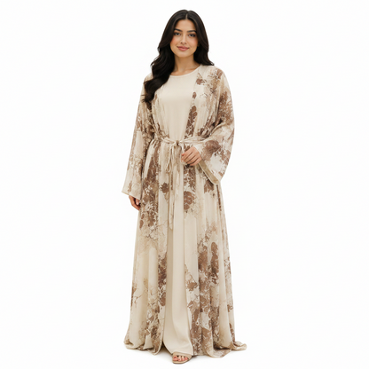 Elegant Printed Kaftan for Women | Modest Maxi Kaftan Dress