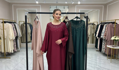 Pearl Embellished Abaya