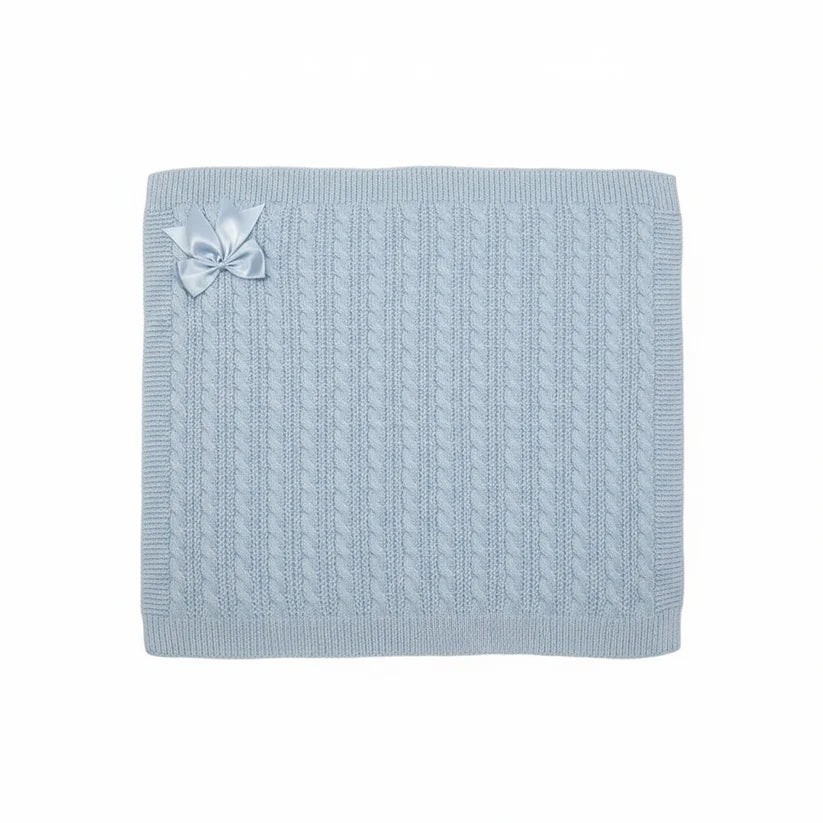 Personalized Cable Knit Wrap