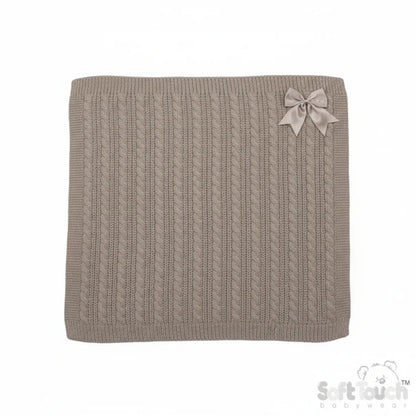 Personalized Cable Knit Wrap