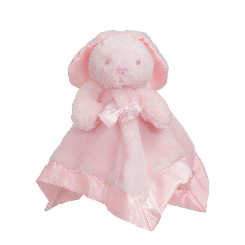 Blue Baby Bunny Comforter with Ribbons