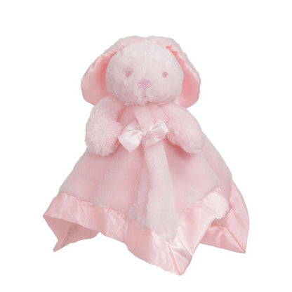 Blue Baby Bunny Comforter with Ribbons