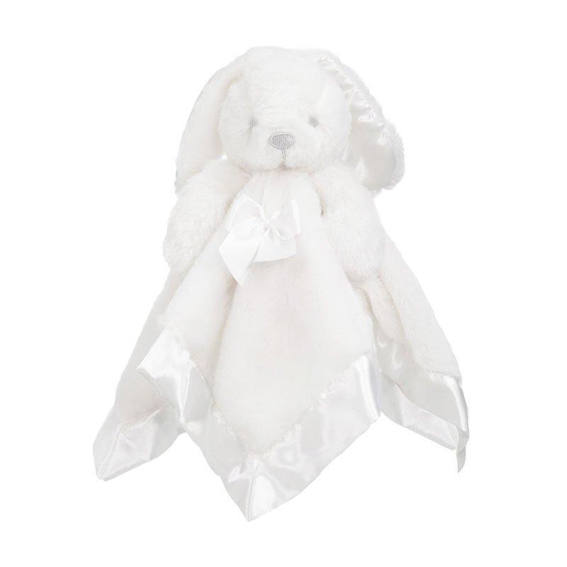 Blue Baby Bunny Comforter with Ribbons
