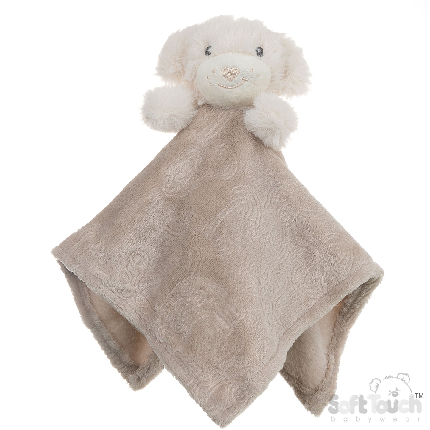 Blue Baby Embossed Comforter Blanket (36x36CM)
