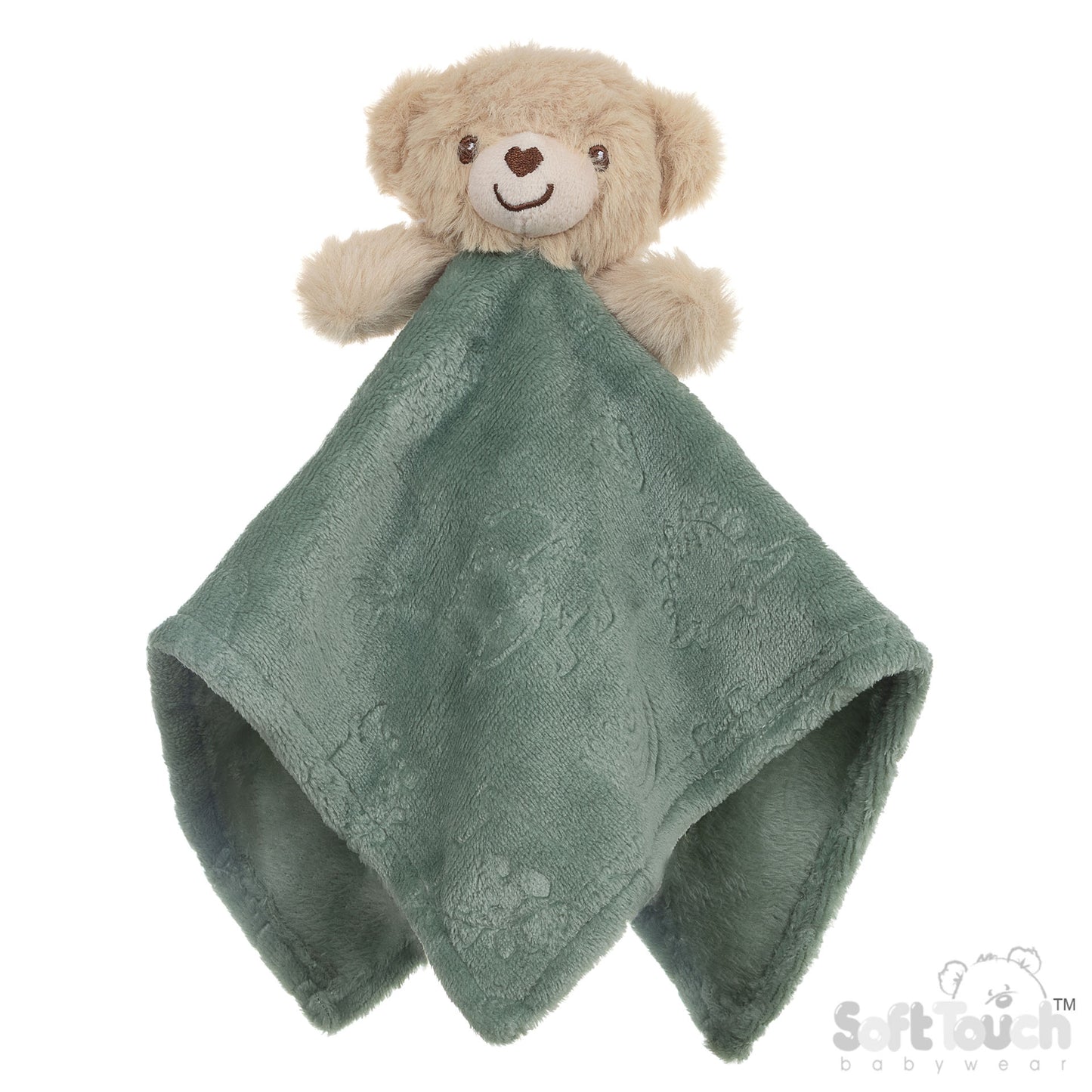 Blue Baby Embossed Comforter Blanket (36x36CM)