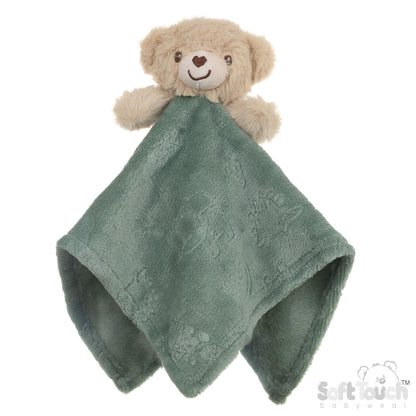 Blue Baby Embossed Comforter Blanket (36x36CM)