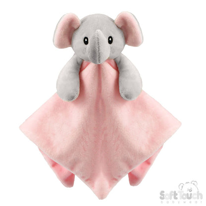 Blue Baby Bunny Comforter with Ribbons