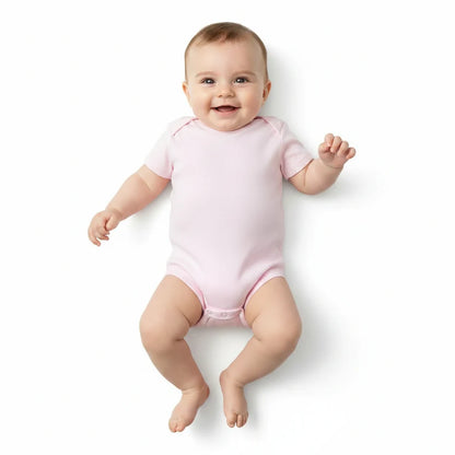 Personalized Plain Pink Bodysuit