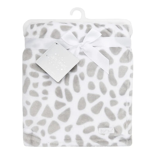 Baby Giraffe Print Blanket | Soft Fleece Baby Blanket