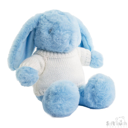 BLUE RABBIT W/SWEATER - 20 CM- BU320-B