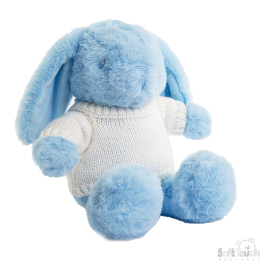 BLUE RABBIT W/SWEATER - 20 CM- BU320-B