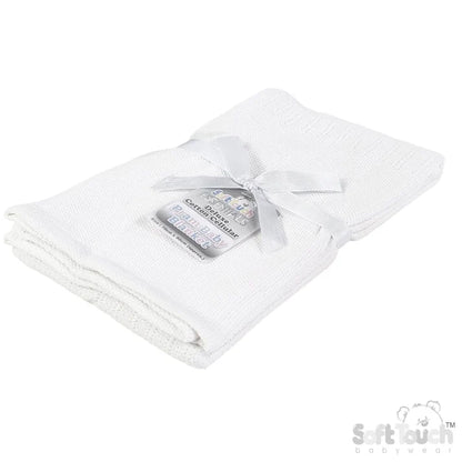 Deluxe Personalisation Cotton Cellular Blanket