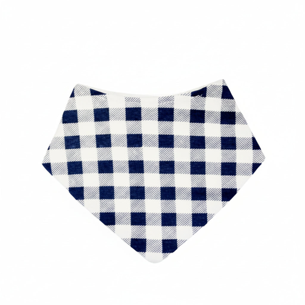 Checks Design Bandana Bibs