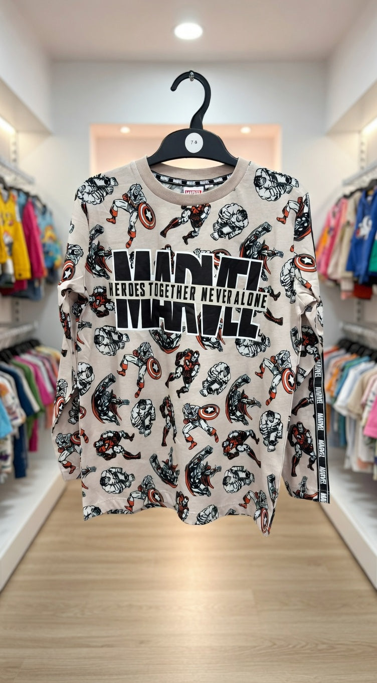 Marvel Heroes Long Sleeve Tee