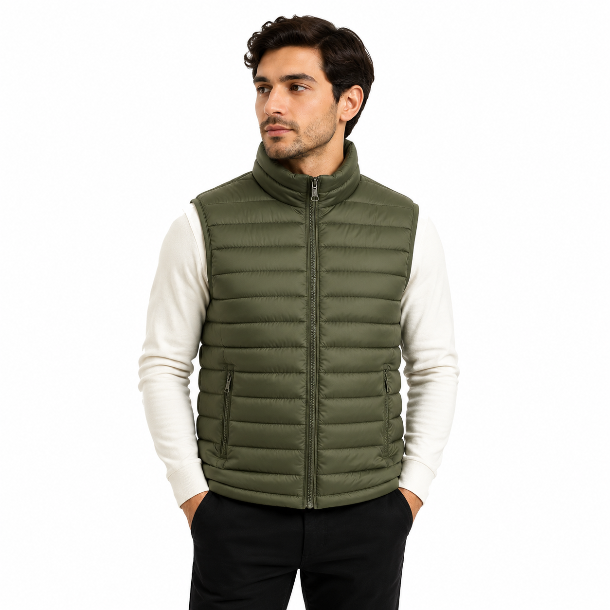 Lightweight Quilted Puffer Gilet