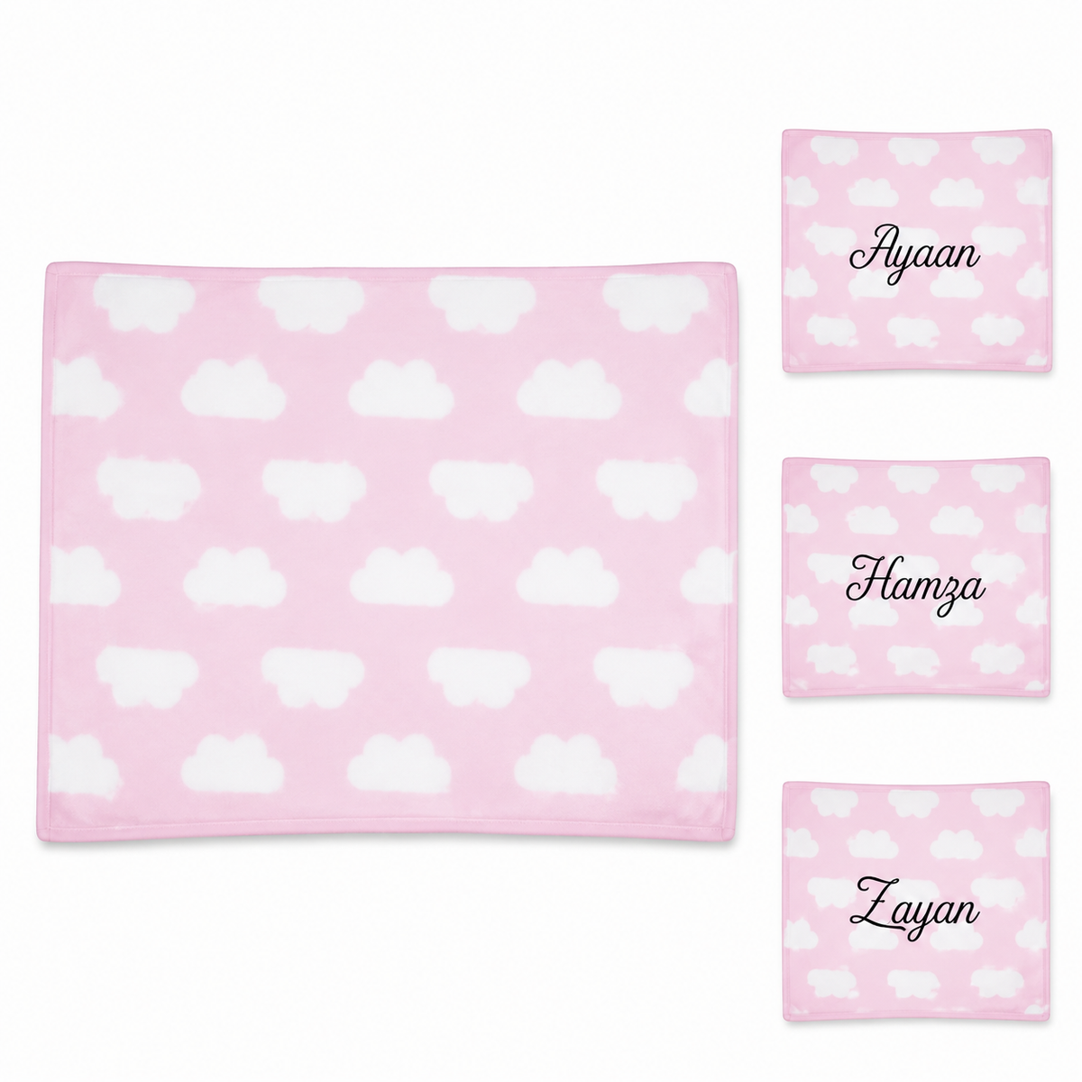 Personalised Baby Soft Fleece Roll Blanket | Soft Baby Blanket for Newborns
