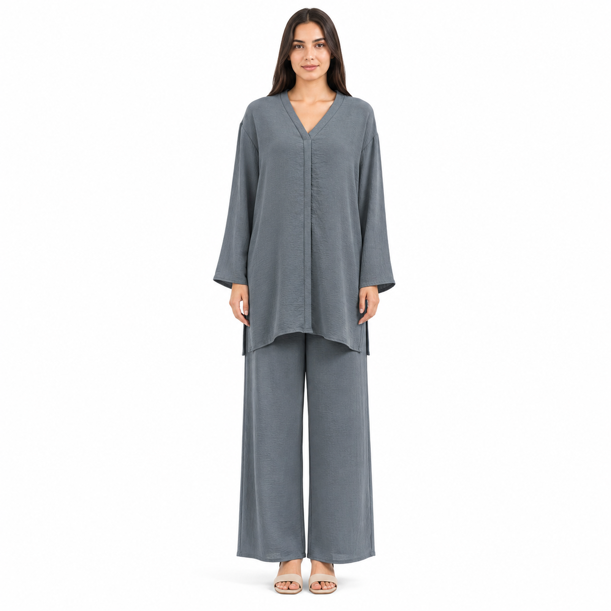 Women's Viscose Two Piece Cord Set | Comfortable Co-Ord Set for Casual & Everyday Wear