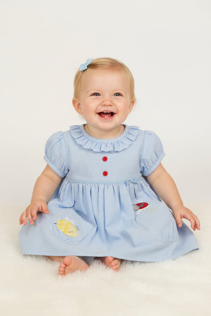 Baby Summer Dress - Bees (1-2yrs)