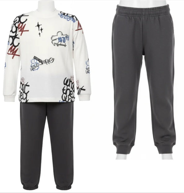 Long Sleeve Tee And Joggers