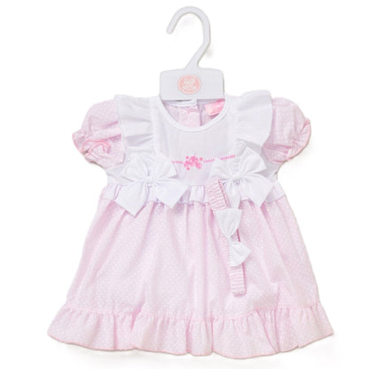 3pc Baby Girls Dress Set - Bows (9-24m) (PK6) F09179INF