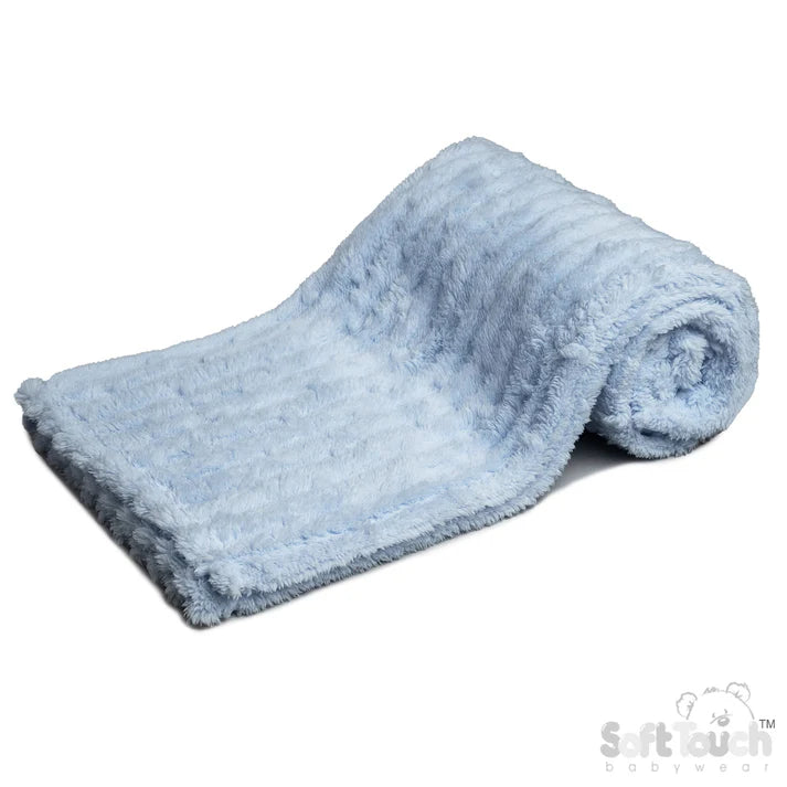 PINK & Blue BUBBLE SHERPA WRAP - FBP244P