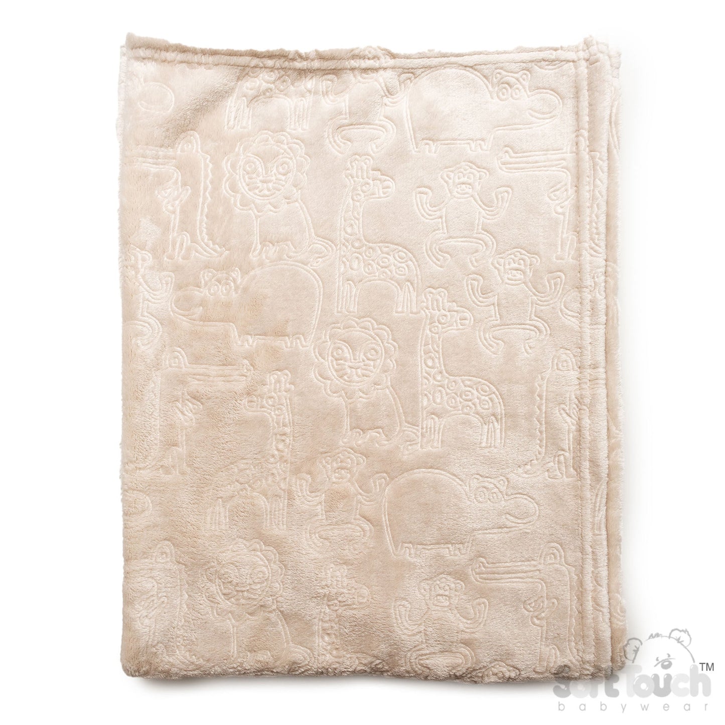 Animal Embossed Flannel Wrap