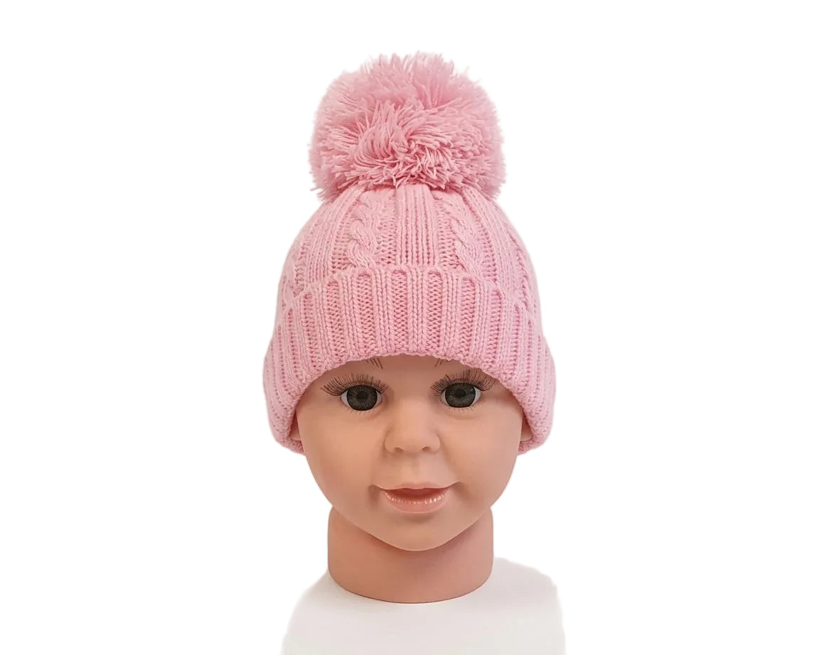 Baby Knitted Pom-Pom Hat