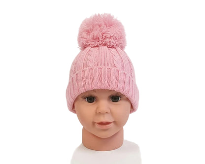 Baby Knitted Pom-Pom Hat