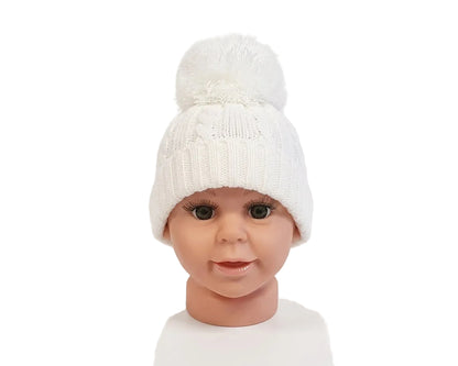 Baby Knitted Pom-Pom Hat