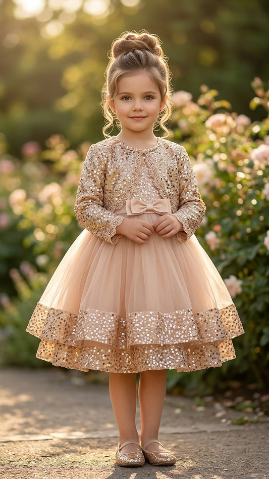 Bolero and Tulle Party Dress