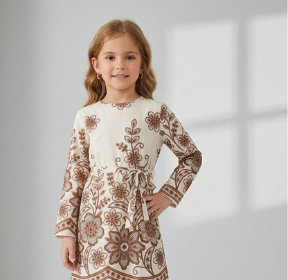 Floral Print Longline Tunic and Trousers Set