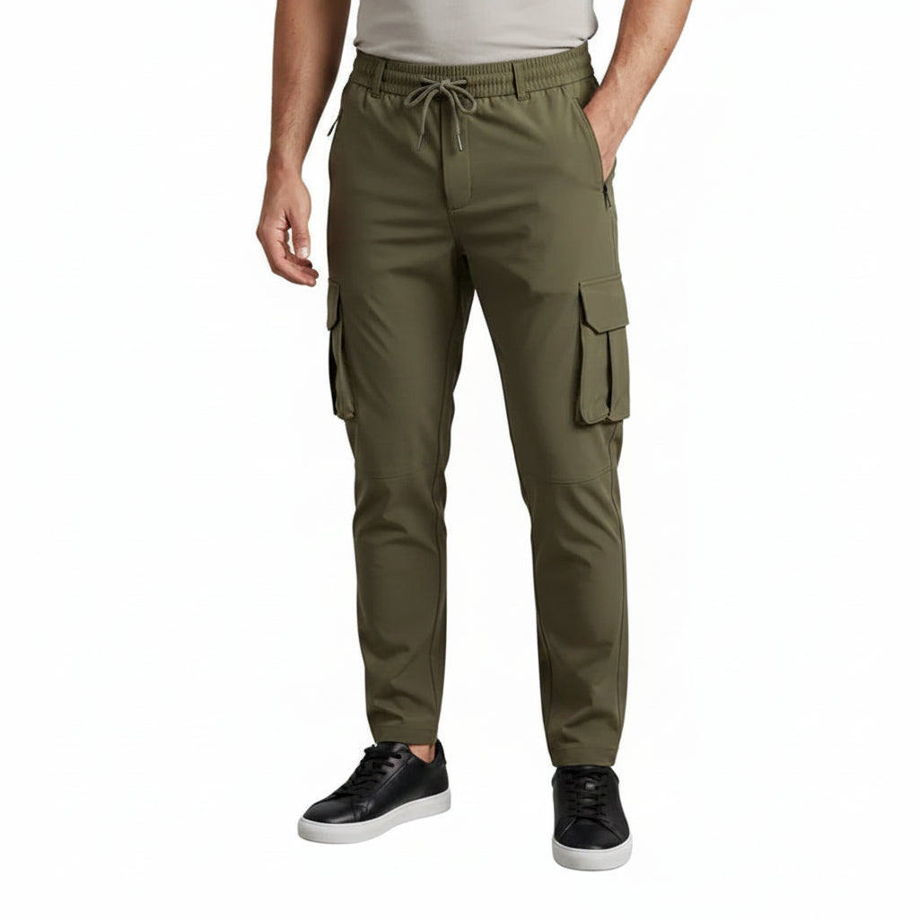 Slim-Fit Cargo Chinos