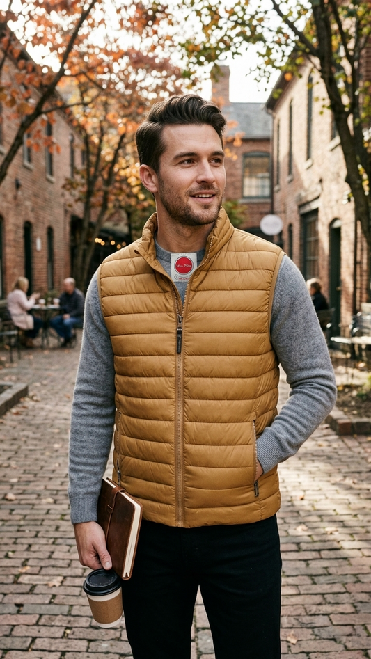 Lightweight Quilted Puffer Gilet