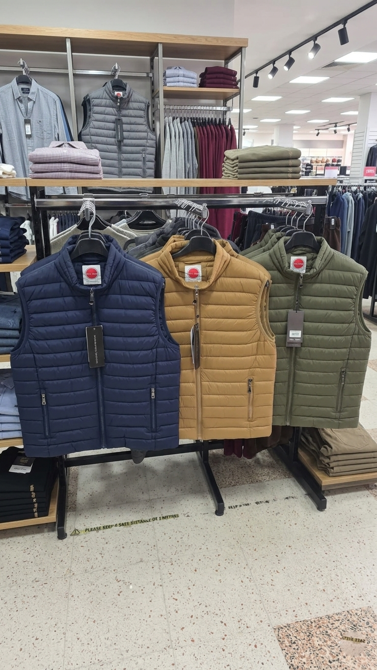 Lightweight Quilted Puffer Gilet