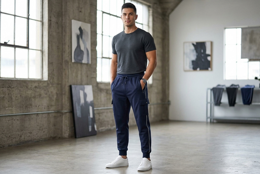 Side-Stripe Utility Joggers