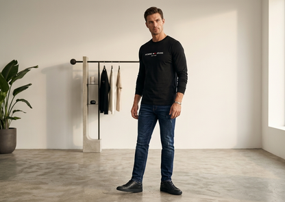 Script Graphic Long-Sleeve