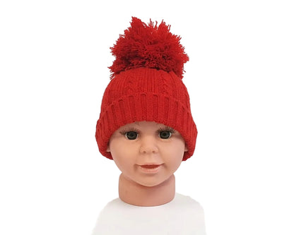 Baby Knitted Pom-Pom Hat