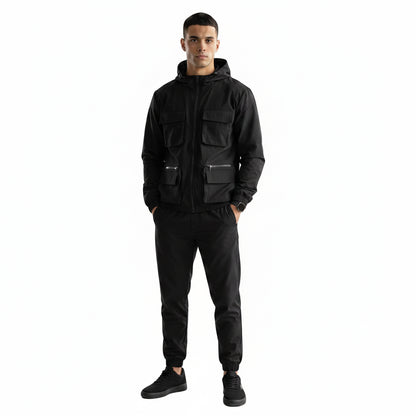 Men's Multi-Pocket Utility Tracksuit | Cargo Co-Ord Set