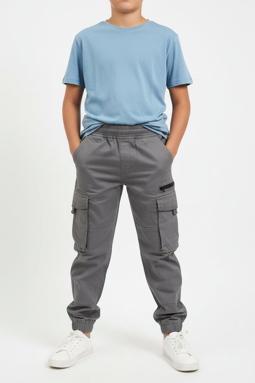 Boy's Cargo Pocket Trousers
