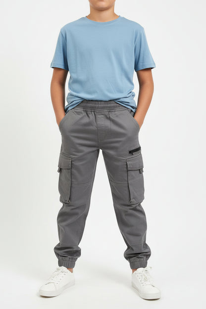 Boy's Cargo Pocket Trousers