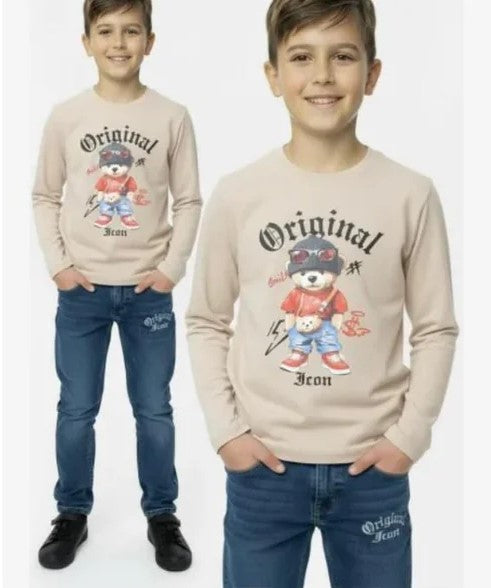 Bear Long Sleeve Tee