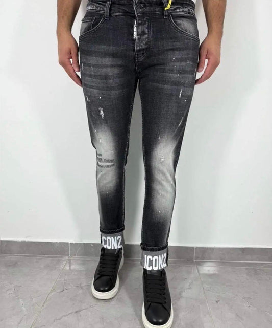 Distressed Icon Denim