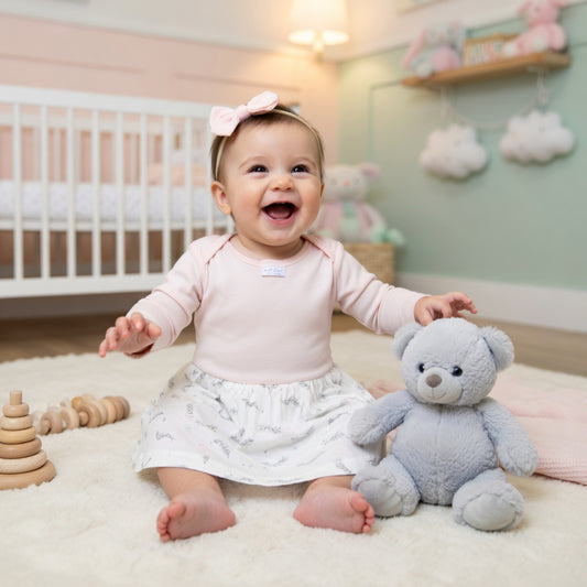 Pink Bow Baby Girl Set