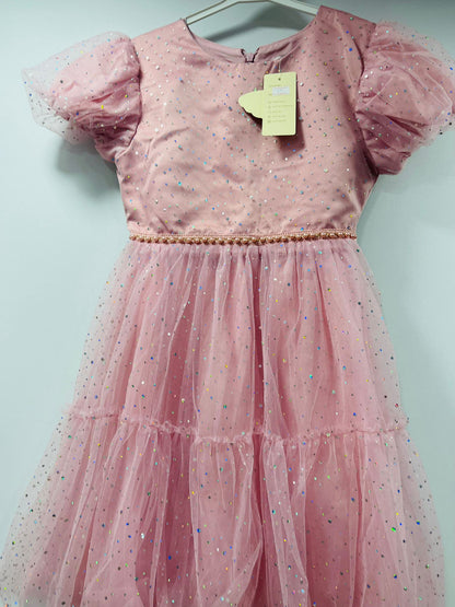 Mint Glitter Tulle Dress