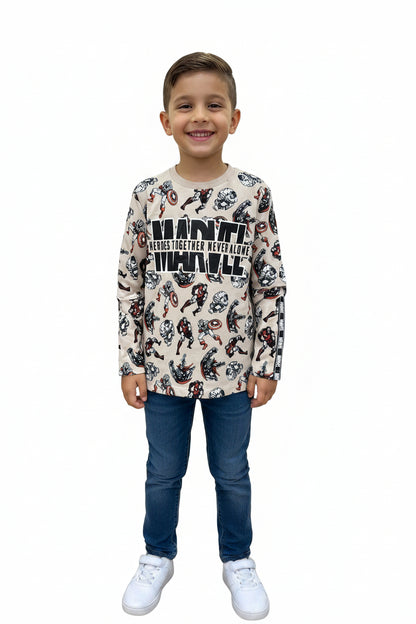 Marvel Heroes Long Sleeve Tee