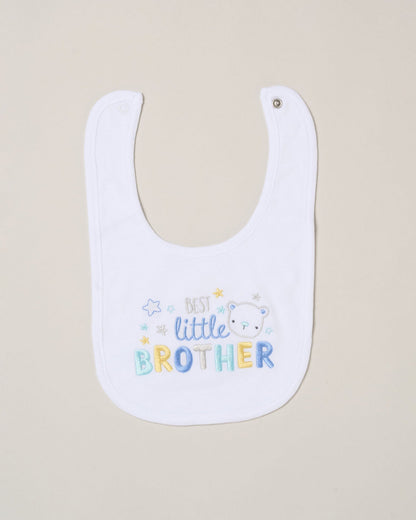 5pc Baby Mesh Bag Gift Set - Best Little Brother  (NB-6m) H13294NB