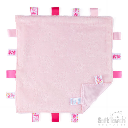 Embossed Taggie Comforter - Pink (PK12) RC305-P