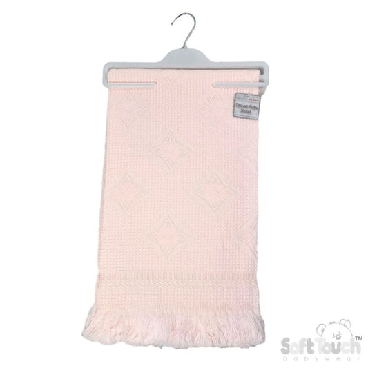 Acrylic Baby Star Shawl - Star/Pink (110x110cm) (PK6) SH22-P