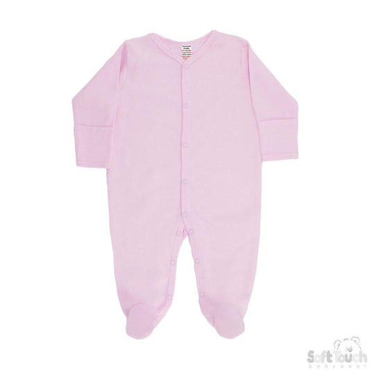Plain Pink Sleep Suit (3-6 Months) SS4662-P
